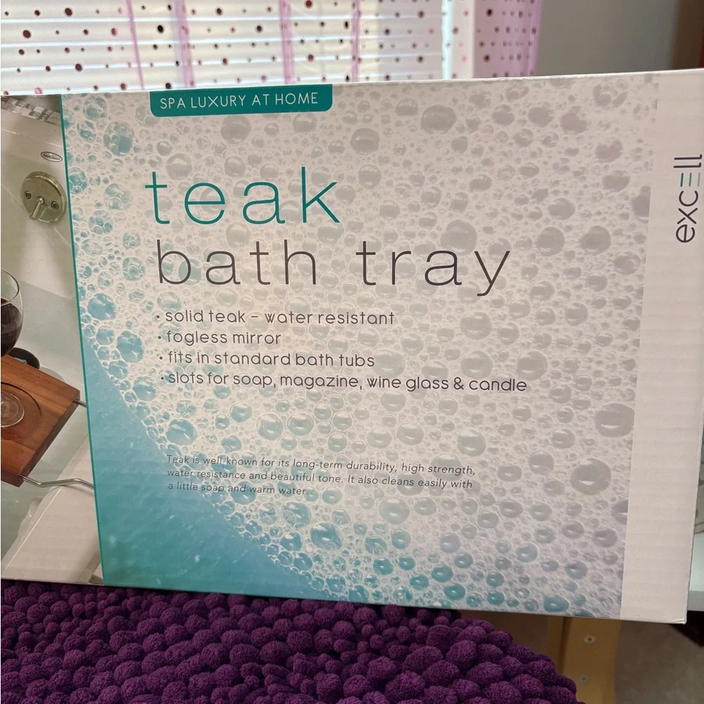 Brown Wood Luxury Spa Tray